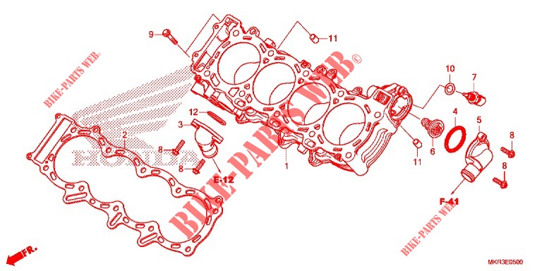 CILINDRO per Honda CBR 1000 RR SP BREMBO 2020