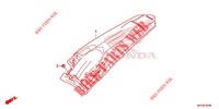 PARAFANGO POSTERIORE per Honda CRF 450 X 2020