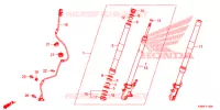 FORCELLA ANTERIORE per Honda GROM 125 2020