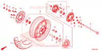 RUOTA POSTERIORE per Honda GROM 125 2020