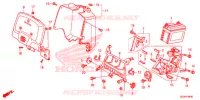 COPERTURA ANTERIORE/BATTERIA per Honda RUCKUS 50 2021