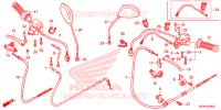 LEVA MANIGLIA/INTERRUTTORE/CAVO per Honda RUCKUS 50 2021