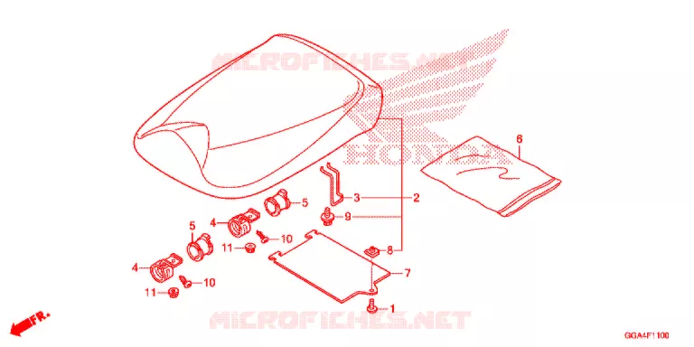 SEDILE Honda SCOOTER 50 RUCKUS 2021  NPS50L_A
