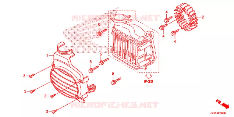 VENTILATORE RINFRESCATORE/COPERCHIO RADIATORE Honda SCOOTER 50 RUCKUS 2021  NPS50L_A