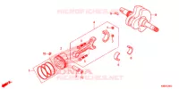 ALBERO A GOMITI/PISTONE per Honda FORZA 300 ABS 2020