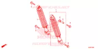 CUSCINO POSTERIORE per Honda FORZA 300 ABS 2020
