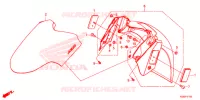 PARAFANGO ANTERIORE per Honda FORZA 300 ABS 2020