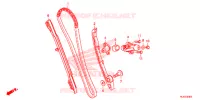 CATENA CAMMA/TENSIONE per Honda PIONEER 1000 M5 DELUXE 2020