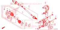 GIUNTURA POSTERIORE/ALBERO AVVIAMENTO POST. per Honda PIONEER 1000 M5 DELUXE 2020