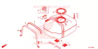 SERBATOIO COMBUSTIBILE per Honda PIONEER 1000 M5 DELUXE 2020