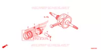 ALBERO A GOMITI/PISTONE per Honda PCX 125 2021