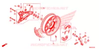 RUOTA POSTERIORE/BRACCIO OSCILLANTE per Honda PCX 125 2021