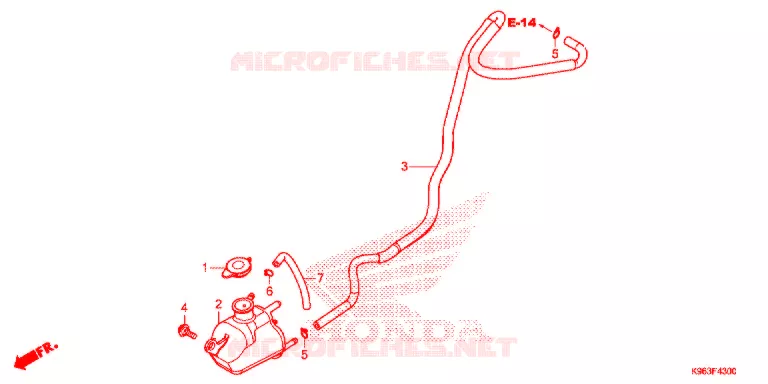SERBATOIO DI RISERVA Honda SCOOTER 125 PCX 2021  WW125L