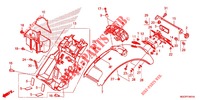 PARAFANGO POSTERIORE (CB1100CA/NA/NAD) per Honda CB 1100 RS 2020 2020