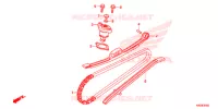 CATENA CAMMA/TENSIONE per Honda CLICK 125 I Idling Stop Spoked Wheels 2015