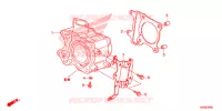 CILINDRO per Honda CLICK 125 I Idling Stop Spoked Wheels 2015