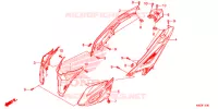 COPERTURA CORPO (ACB125BTF,G,H/CBTF,G,H) per Honda CLICK 125 I Idling Stop Spoked Wheels 2015
