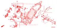 CORPO TELAIO per Honda CLICK 125 I Idling Stop Spoked Wheels 2015