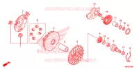 FACCIA AVVIAMENTO per Honda CLICK 125 I Idling Stop Spoked Wheels 2015