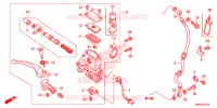 FRENO MAESTRO ANTERIORE CILINDRO per Honda CLICK 125 I Idling Stop Spoked Wheels 2015