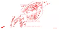 LUCE COMBINAZIONE POST. per Honda CLICK 125 I Idling Stop Spoked Wheels 2015