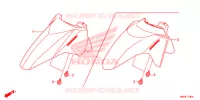 PARAFANGO ANTERIORE per Honda CLICK 125 I Idling Stop Spoked Wheels 2015