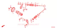 ALBERO A CAMME/VALVOLA per Honda ADV 150 ABS 2021