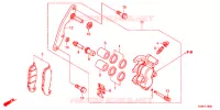 CALIBRO FRENO ANTERIORE per Honda ADV 150 ABS 2021