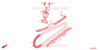 CATENA CAMMA/TENSIONE per Honda ADV 150 ABS 2021