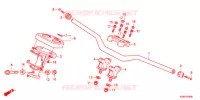 CONDOTTO MANIGLIA/COPERTURA MANIGLIA per Honda ADV 150 ABS 2021