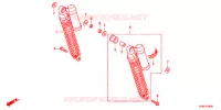 CUSCINO POSTERIORE per Honda ADV 150 ABS 2021