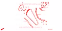 CATENA CAMMA/TENSIONE  per Honda CBR 125 2005