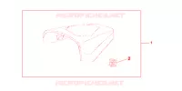 CUPOLINO SELLA  per Honda CBR 125 2005