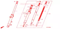 FORCELLA ANTERIORE  per Honda CBR 125 2005