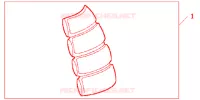 PROTEZIONE SERBATOIO  per Honda CBR 125 2005