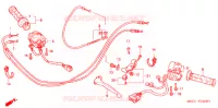 LEVA MANIGLIA/INTERRUTTORE/CAVO  per Honda CBR 600 RR 2003