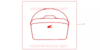 BORSA INT.TOP CASE  per Honda SILVER WING 600 ABS 2010