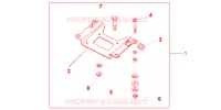 KIT FISSAGGIO  per Honda SILVER WING 600 ABS 2010