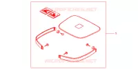 KIT MODANATURE BORSE  per Honda SILVER WING 600 ABS 2010