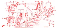 CONDOTTO MANIGLIA/COPERTURA MANIGLIA  per Honda SILVER WING 600 ABS 2007