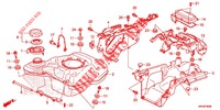 SERBATOIO COMBUSTIBILE  per Honda FOURTRAX 520 FOREMAN 4X4 BASE 2021