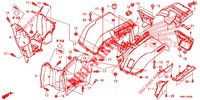 PARAFANGO POSTERIORE  per Honda FOURTRAX 520 FOREMAN RUBICON 4X4 EPS 2021