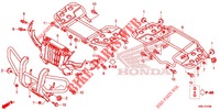 PORTATORE  per Honda FOURTRAX 520 FOREMAN RUBICON 4X4 EPS RED 2021