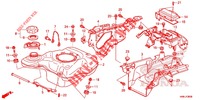 SERBATOIO COMBUSTIBILE  per Honda FOURTRAX 520 FOREMAN RUBICON 4X4 EPS RED 2021