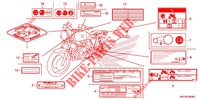 ETICHETTA CAUZIONE  per Honda CB 1100 EX ABS 2014