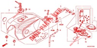 SERBATOIO COMBUSTIBILE/POMPA COMBUSTIBILE  per Honda CB 1100 EX ABS 2015
