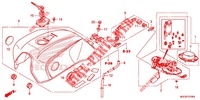 SERBATOIO COMBUSTIBILE/POMPA COMBUSTIBILE  per Honda CB 1100 EX ABS 2014