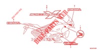MARCHIO/EMBLEMA (BR,E,ED,F,KO,RU,U,2BR) per Honda CROSSTOURER 1200 DCT 2013