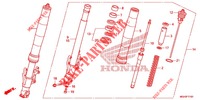 FORCELLA ANTERIORE  per Honda CROSSTOURER 1200 2012