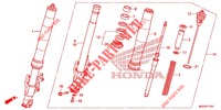 FORCELLA ANTERIORE  per Honda CROSSTOURER 1200 2012